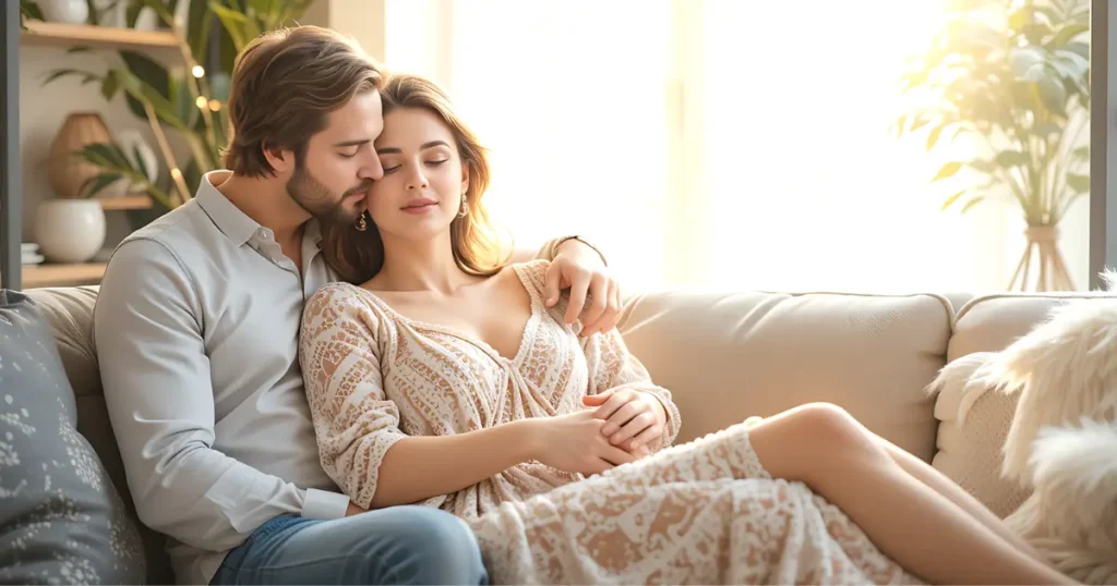 Male intimacy cycle when falling in love